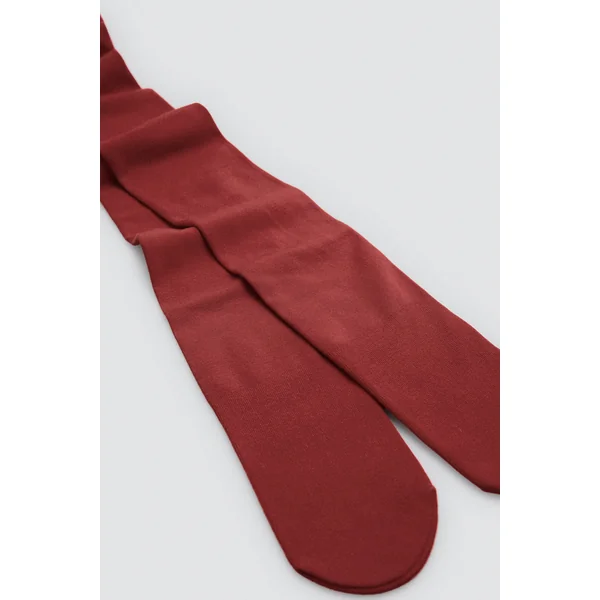 Collants thermiques enfants 160 deniers bordeaux
