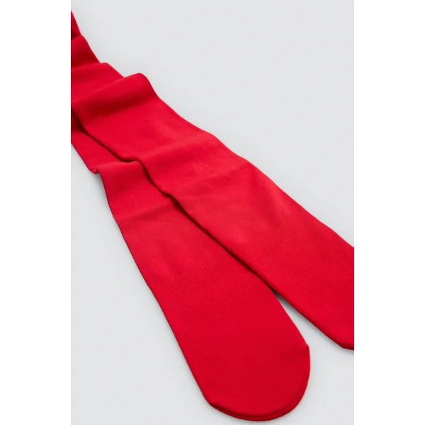 Collants thermiques enfants 160 deniers rouge