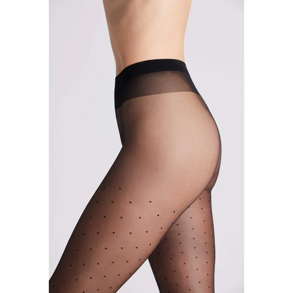 Collants à pois 20 deniers