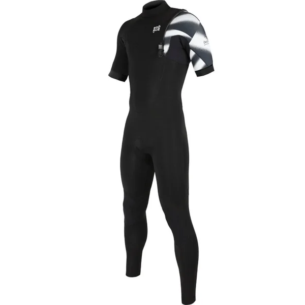 Combinaison manches courtes SOORUZ HOMMES Springsuit Men 2/2 SS ZF FIGHTER - ORGANIC OYSTERPRENE Black