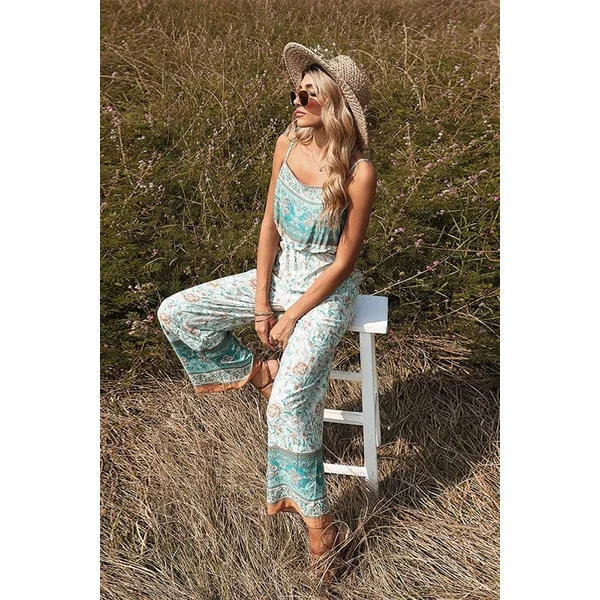 Combinaison Pantalon Femme Bohème Chic