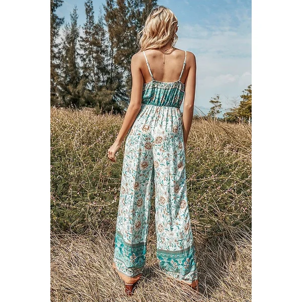 Combinaison Pantalon Femme Bohème Chic