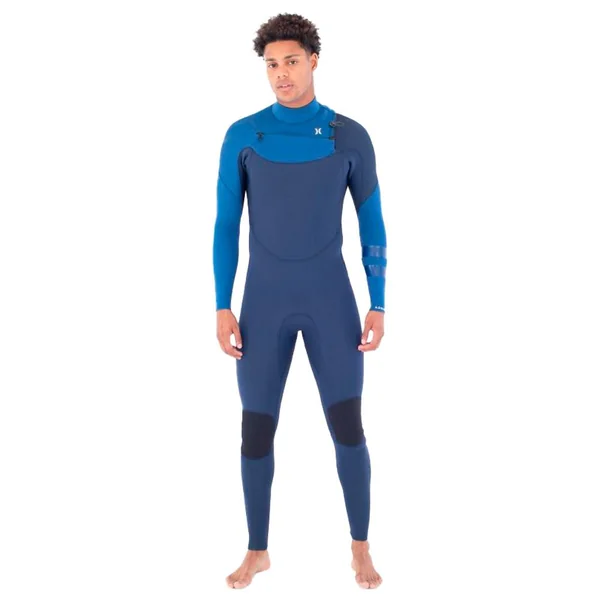 Combinaison Surf Hurley M Advant 4\/3 Chest Zip Faint Blue