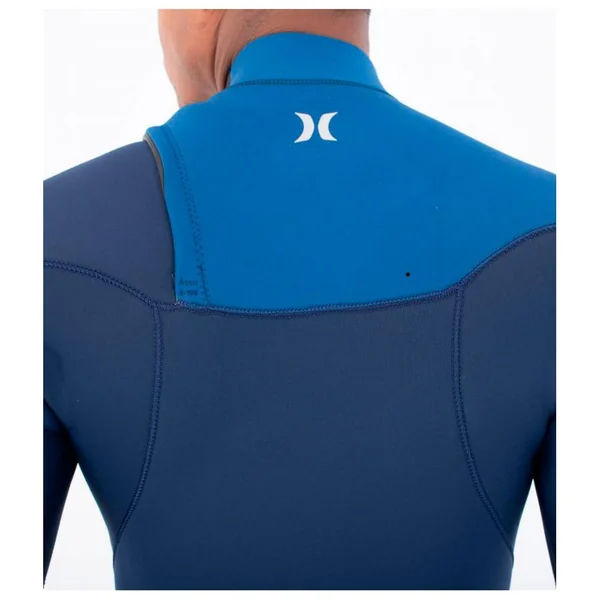 Combinaison Surf Hurley M Advant 4\/3 Chest Zip Faint Blue