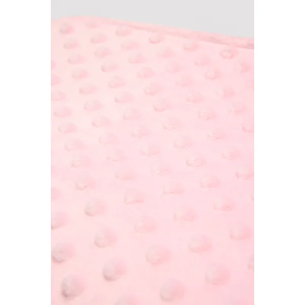 Couverture bébé à pois roses