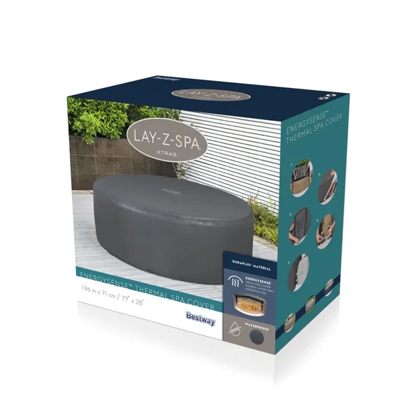 Couverture thermique EnergySense spa rond 196 x 71 cm