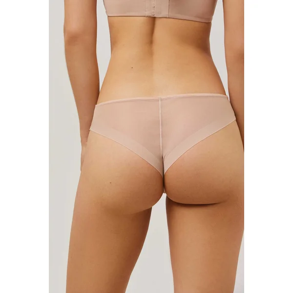 Culotte brésilienne tulle nude