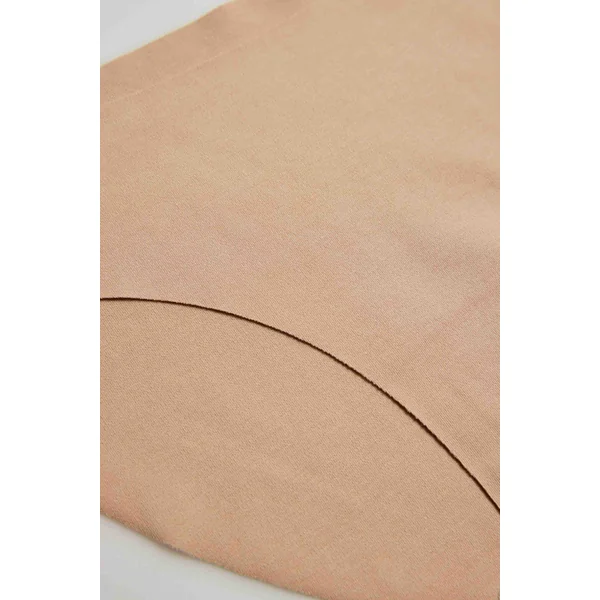 Culotte côtelée blanche