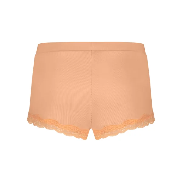Culotte en dentelle côtelée - Rose