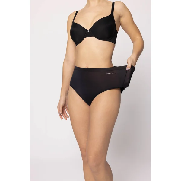 Culotte haute adaptative aux finitions noires invisibles