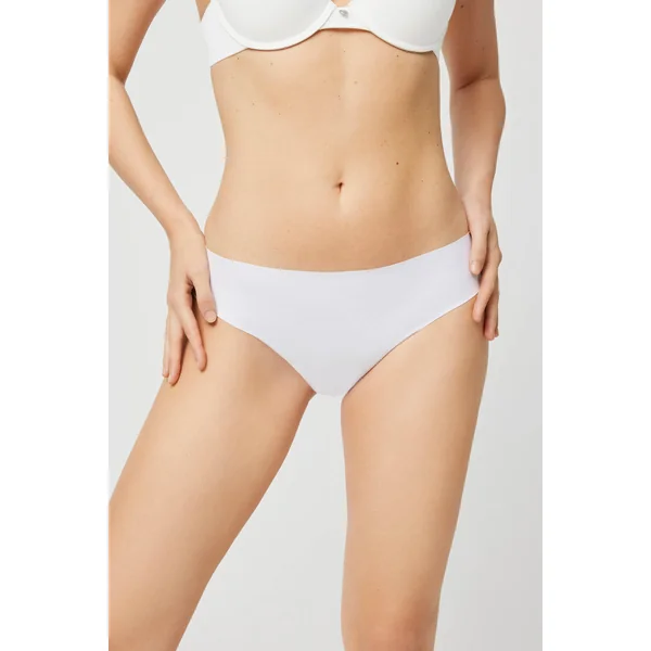 Culotte haute en coton noir