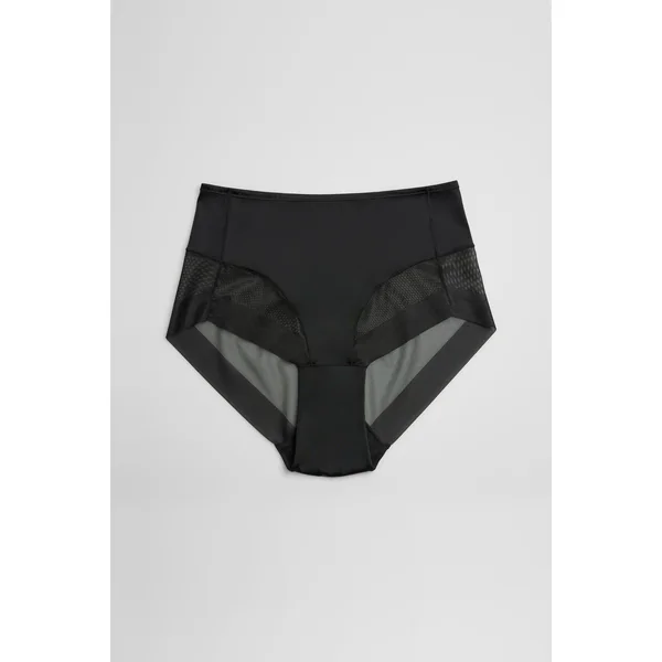 Culotte haute en tulle noir