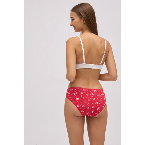 Culotte midi femme à imprimé Noël