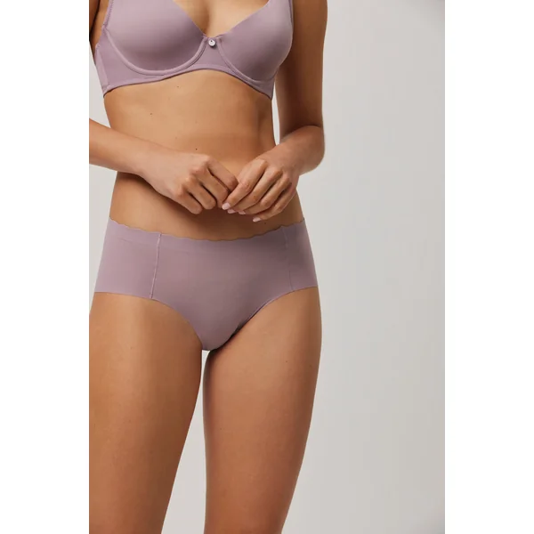 Culotte midi laser lilas