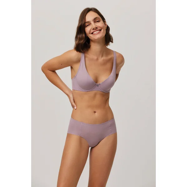 Culotte midi laser lilas