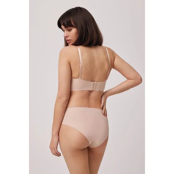 Culotte midi laser nude