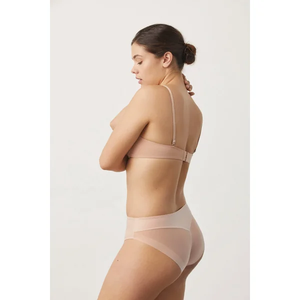 Culotte tulle nude