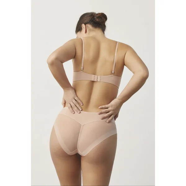 Culotte tulle nude