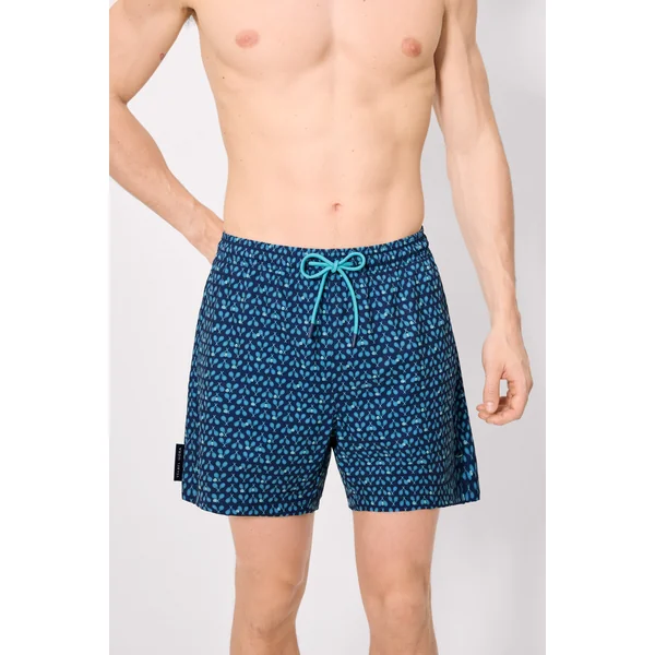 Demi-maillot de bain avec doublure en maille anti-frottement et imprimé raquette de tennis