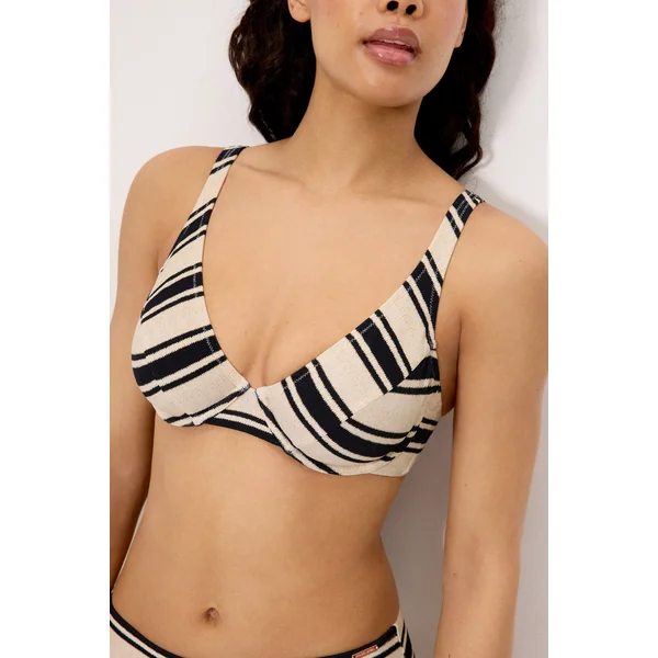Ensemble bikini gainant à effet minimisant la poitrine, bonnet C.