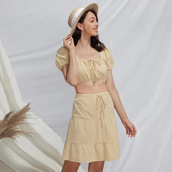 Ensemble Bohème Décontracté 2 Pièces