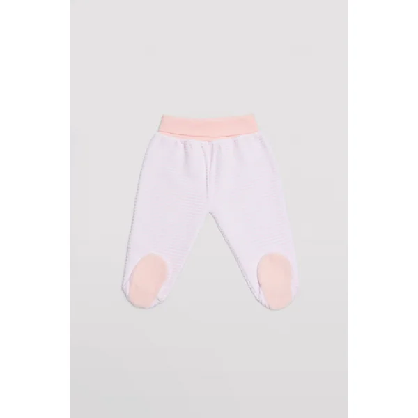 Ensemble bébé manches longues souris rose