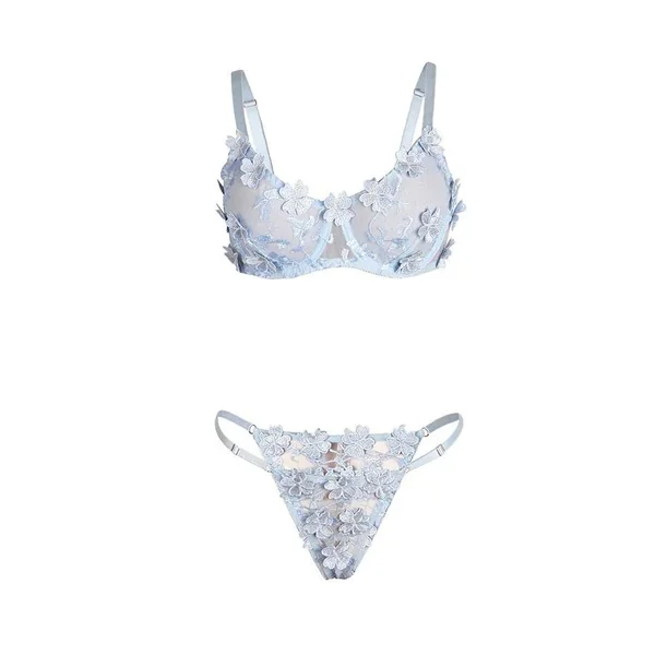 Ensemble floral bleu Céleste