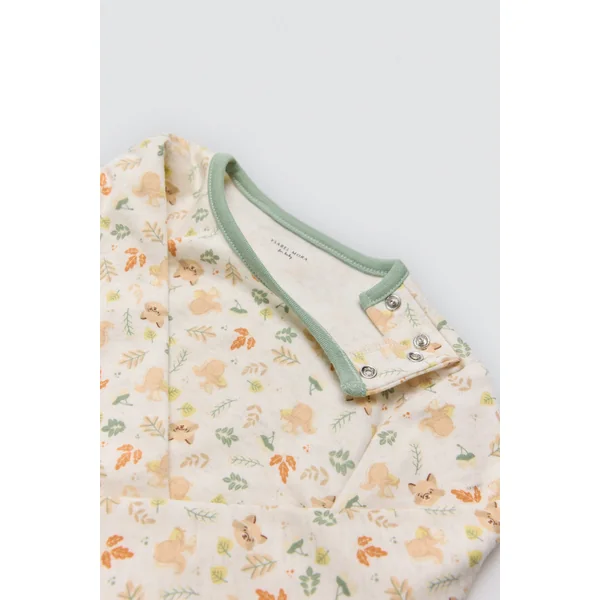 Ensemble salopette et t-shirt à manches longues pour bébé d'automne
