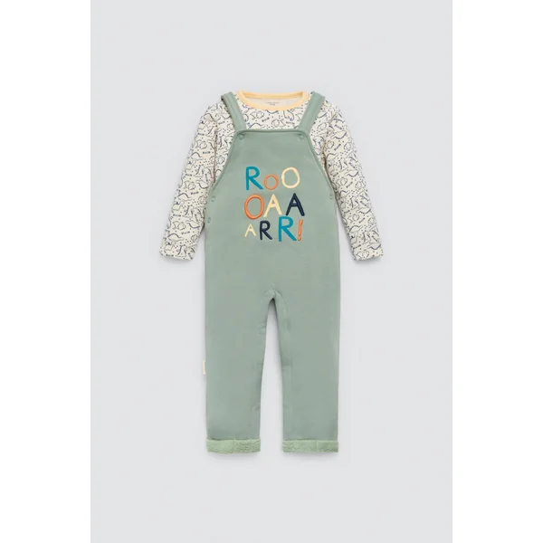 Ensemble salopette et t-shirt à manches longues pour bébé Dragon Tale