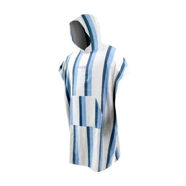 FCS Striped Towel Poncho Teal AATP-02-STL-00