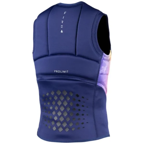 Gilet impact kitesurf/windsurf Femme PROLIMIT XF Half Padded FZ Blue/Pink M