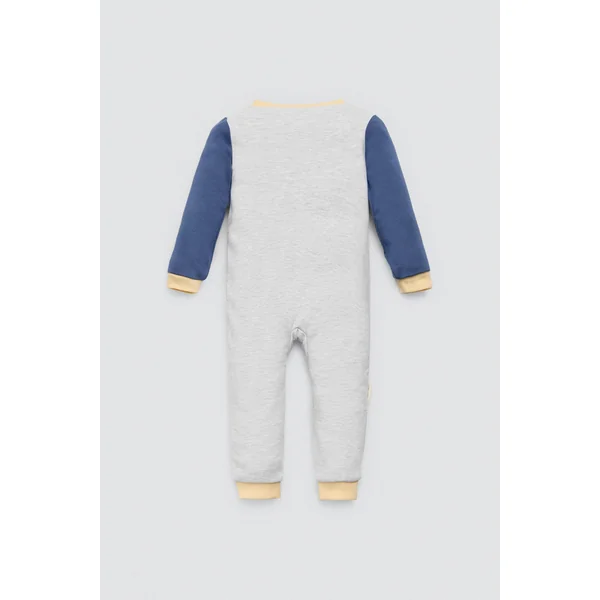 Grenouillère à manches longues pour bébé en forme de pingouin
