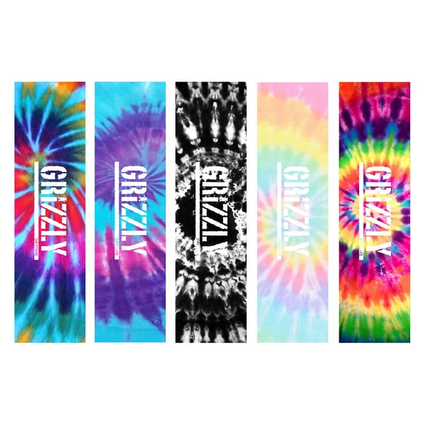GRIZZLY GRIP PLAQUE STAMP TIE DYE ASSORTED 9 X 33