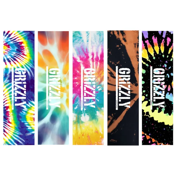 GRIZZLY GRIP PLAQUE TIE DYE ASSORTED 9 X 33