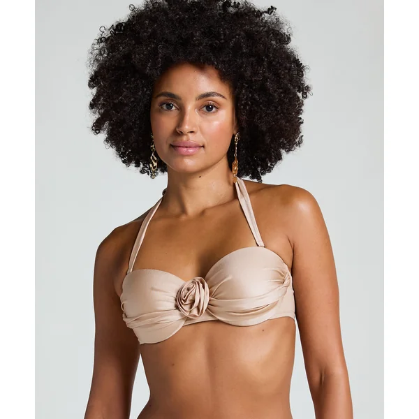 Haut de bikini bandeau Lima - Beige