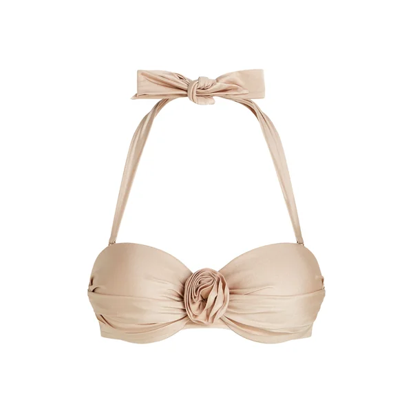 Haut de bikini bandeau Lima - Beige