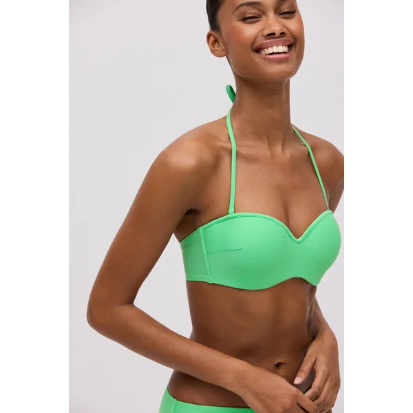 Haut de bikini bandeau vert