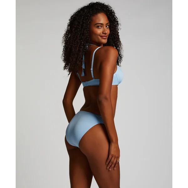 Haut de bikini préformé à armatures Scallop - Bleu