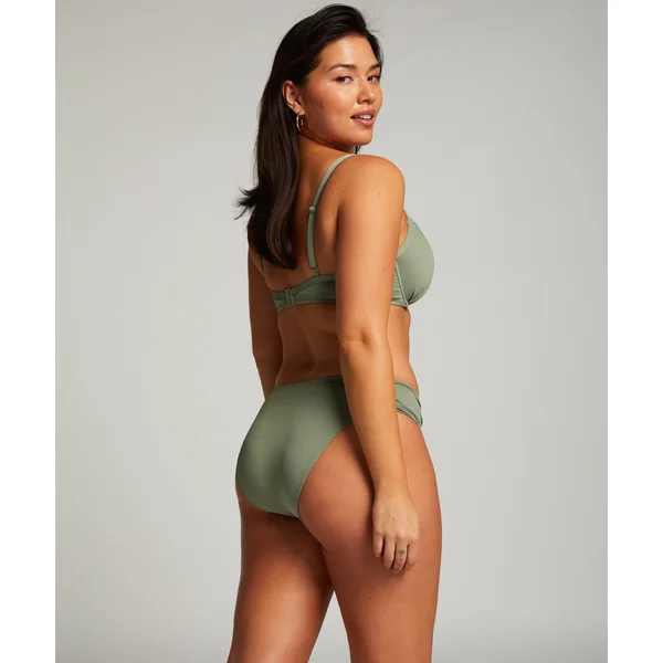 Haut de bikini préformé à armatures Scallop - Vert