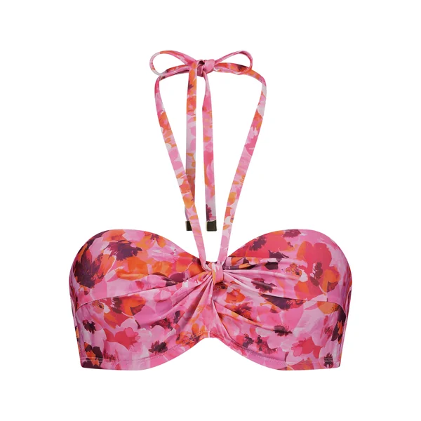 Haut de bikini push-up Floral Taille A - E - Rose