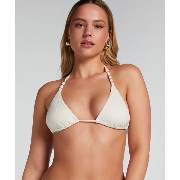 Haut de bikini triangle Cozumel - Blanc