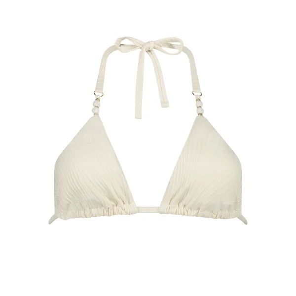 Haut de bikini triangle Cozumel - Blanc