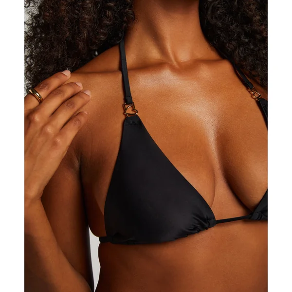 Haut de bikini triangle Doha - Noir