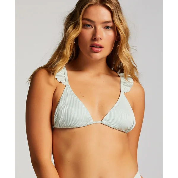 Haut de bikini triangle Fiji - Bleu