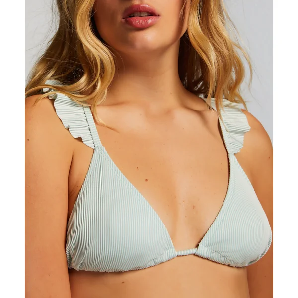 Haut de bikini triangle Fiji - Bleu