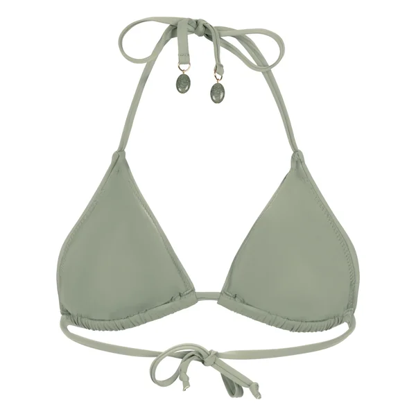 Haut de bikini triangle Giselle - Vert