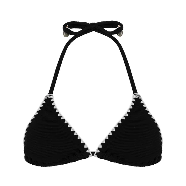 Haut de bikini triangle Kenya - Noir