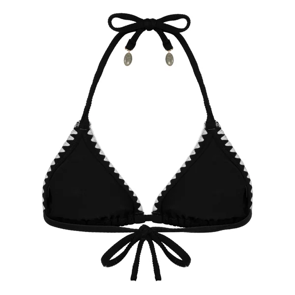 Haut de bikini triangle Kenya - Noir