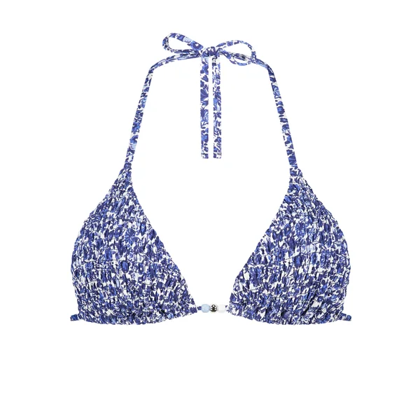 Haut de bikini triangle Lobos - Bleu