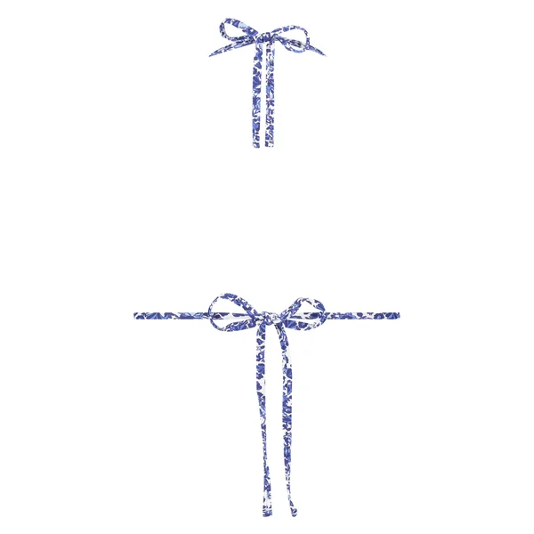 Haut de bikini triangle Lobos - Bleu